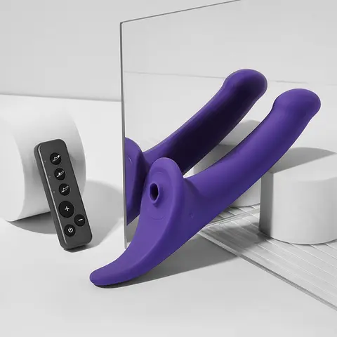 Strap-On-Me Multi Orgasm Dildo Medium in Purple