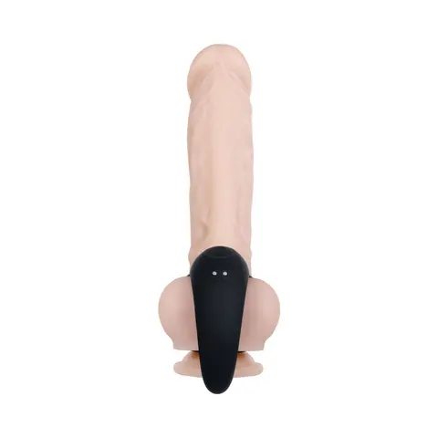 Zero Tolerance Vibrating Ball Cradle Rechargeable Remote-Controlled Silicone Cockring Black