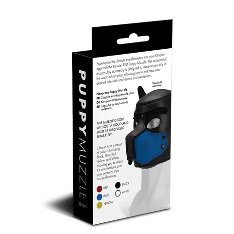 Prowler RED Puppy Muzzle in Blue