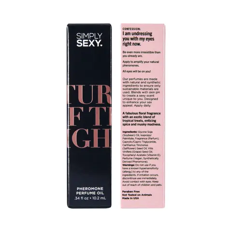 Simply Sexy Pheromone Perfume Oil Roll-On Turn Off The Lights 0.34 oz.