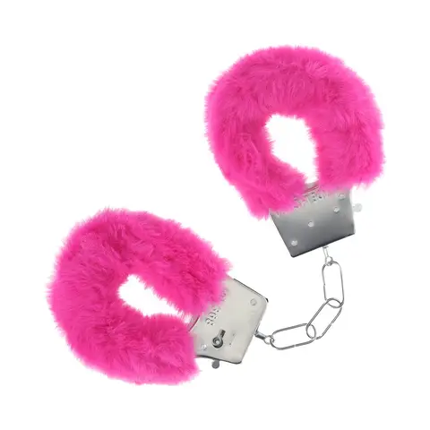 Ouch! Classic Fluffy Handcuffs in Pink