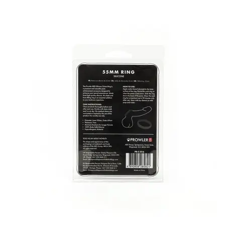 Prowler RED 55mm Silicone Ring Black
