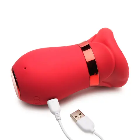 Lickgasm Kiss Me More Kissing, Sucking, & Vibrating Clitoral Stimulator