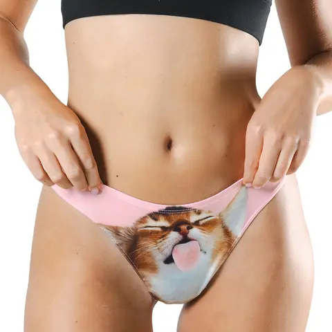 Shinesty The Right Meow Thong S