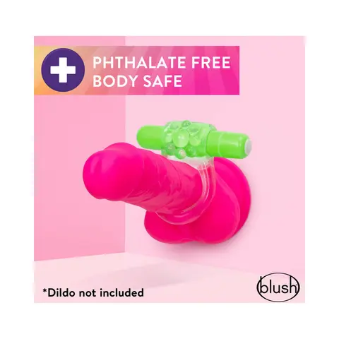 Play with Me Teaser Vibrating C-Ring in Green