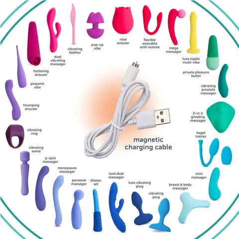plusOne® magnetic charging cable (2 pack)