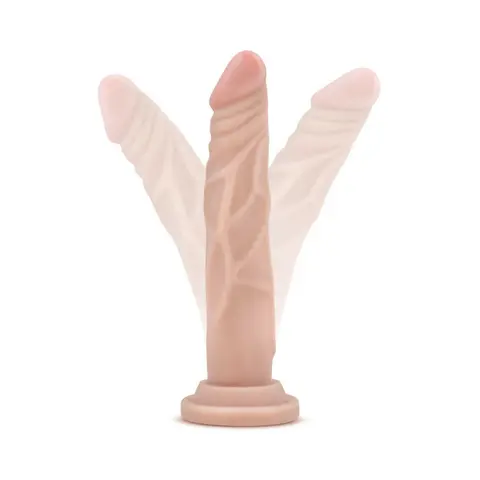 Au Naturel Ronnie 7.5 in. Posable Dual Density Dildo Beige