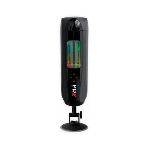 PDX Elite Ultimate Milker 2 Rechargeable Gyrating Suction Stroker With Hands-Free Suction Cup