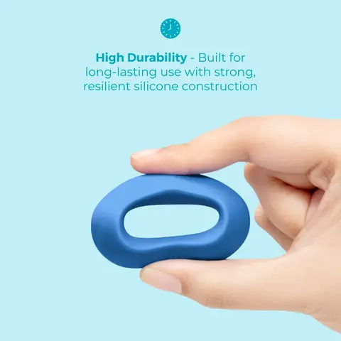 b-Vibe Flex Ring Delta Silicone C-Ring Blue