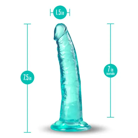 B Yours Plus Lust n' Thrust 7 in. Dildo in Teal