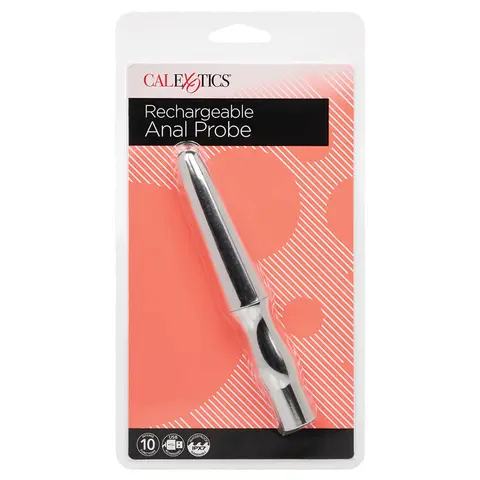 Rechargeable Anal Probe Silver