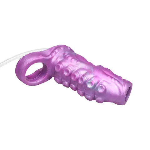 Creature Cocks Siphon Tentacle Squirting Silicone Penis Enhancer in Purple