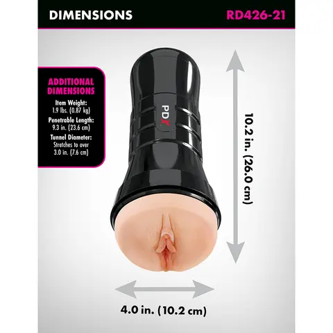 PDX Extreme Wet Pussies Super Juicy Snatch XXL in Light