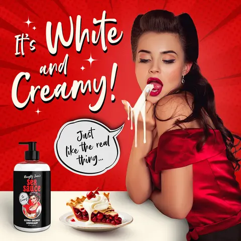 Naughty Jane's Sex Sauce Extra Creamy Lubricant 16 oz.