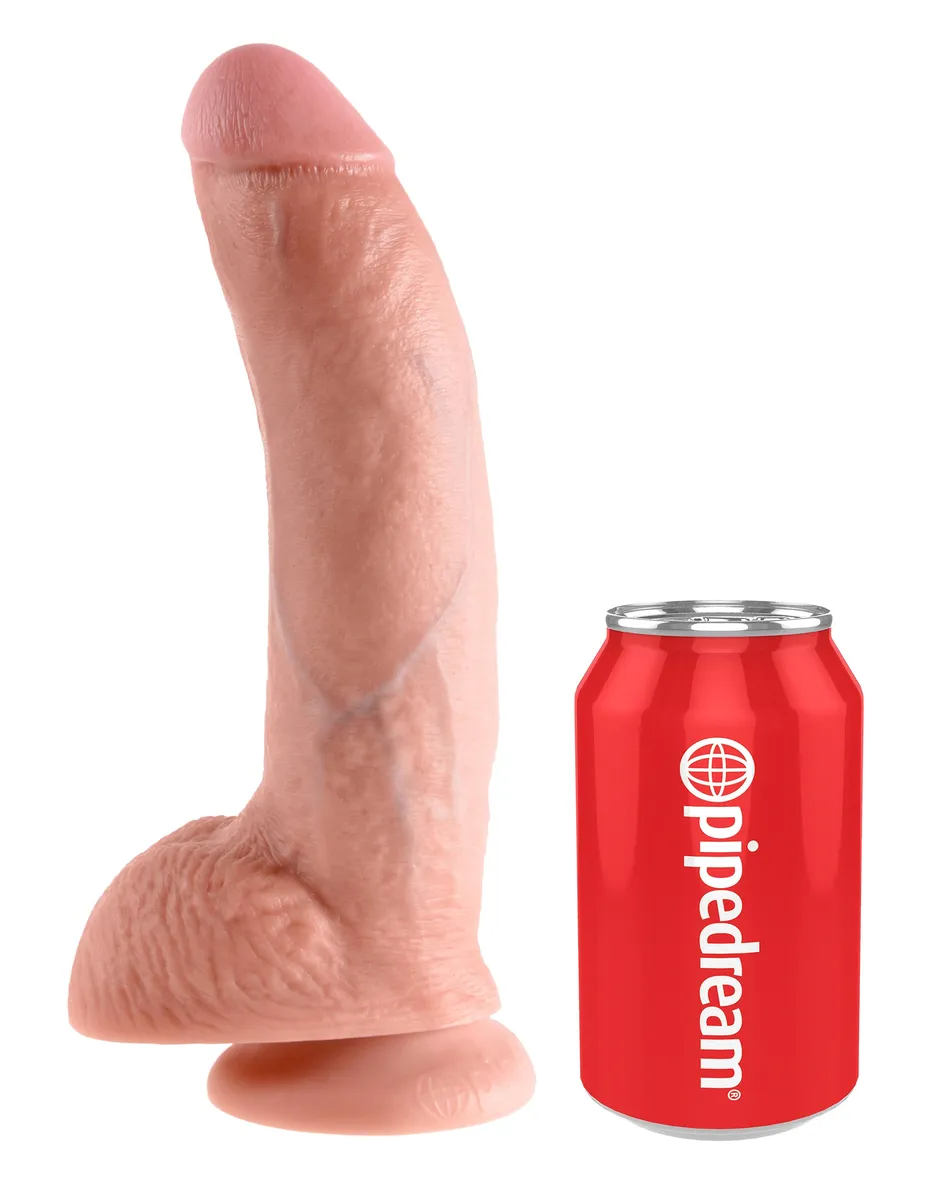 King Cock 9" Cock with Balls
