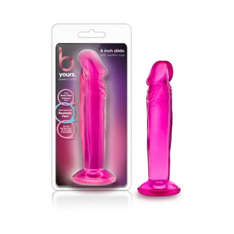 B Yours Sweet n' Small 6 in. Dildo in Pink