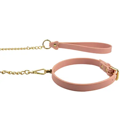 Temptasia Ardor Collar & Leash in Pink