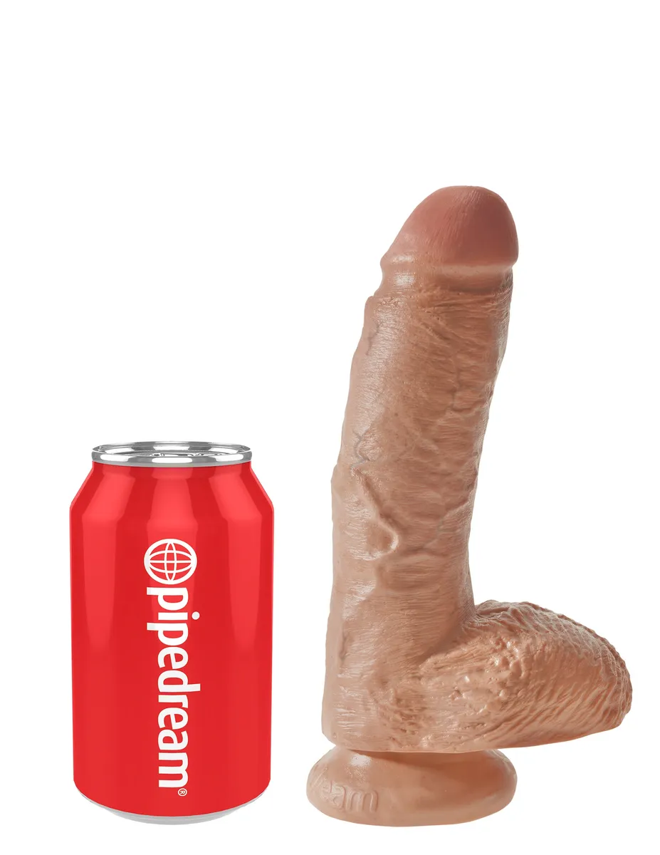 King Cock 8" Cock with Balls