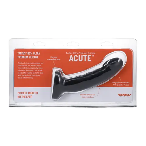 Tantus Acute 5.5 in. Curved Dildo Medium-Firm Night Sky