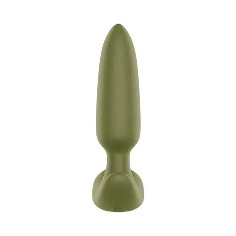 Forto Pointed Vibrating Plug Green
