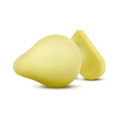 Play with Me Naughty Candy Hearts 'Spank Me' Anal Plug Yellow