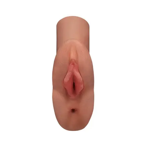 PDX Plus Perfect Pussy Double Stroker in Tan