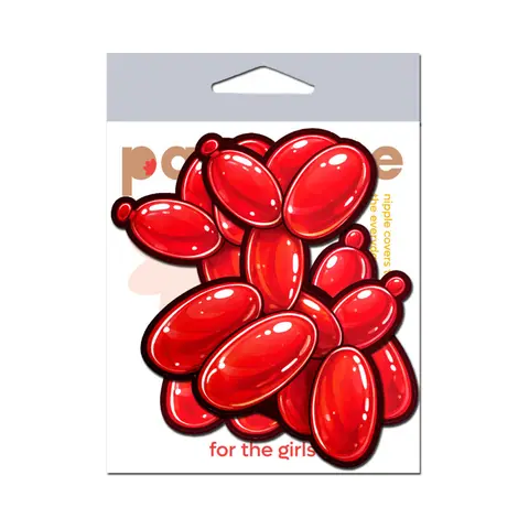 Pastease Red Balloon Animal Breast Pasties