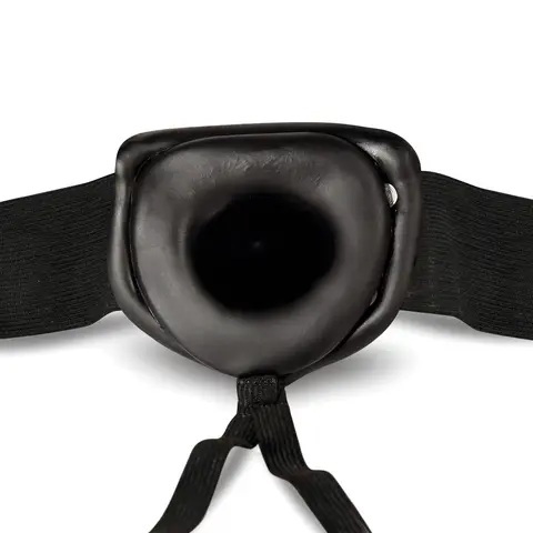 Dr. Skin 6 in. Hollow Strap-On in Black