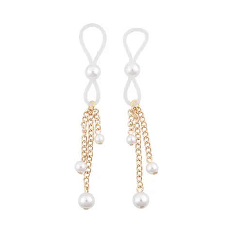 Sportsheets Sex & Mischief Pearl Nipple Ties