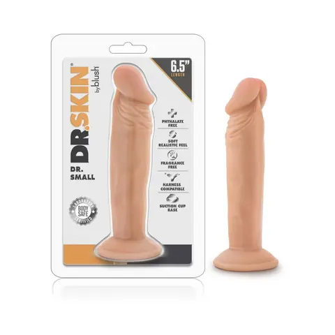 Dr. Skin Dr. Small Realistic 6.5 in. Dildo in Beige