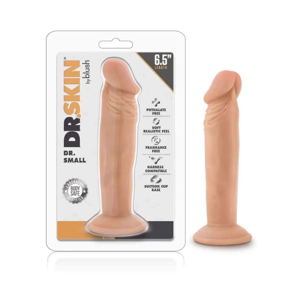 Dr. Skin Dr. Small Realistic 6.5 in. Dildo in Beige