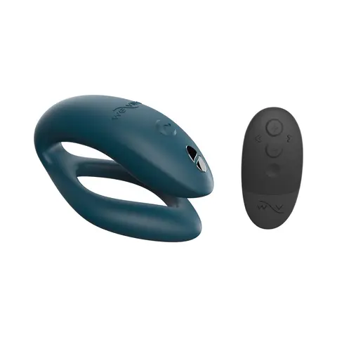 We-Vibe Sync O Rechargeable Remote Control Couples Vibrator Velvet Green