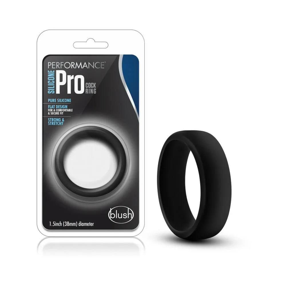 Performance Silicone Go Pro Cock Ring in Black