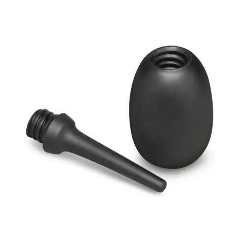 b-Vibe Flexible Silicone Anal Douche Black