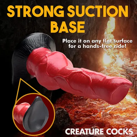 Creature Cocks Hell-Hound Canine Penis Silicone Dildo