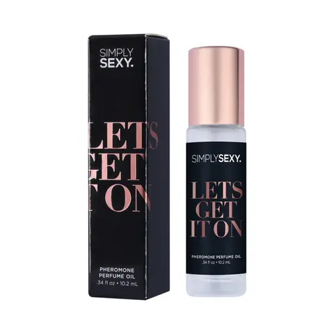 Simply Sexy Pheromone Perfume Oil Roll-On Let's Get It On 0.34 oz.