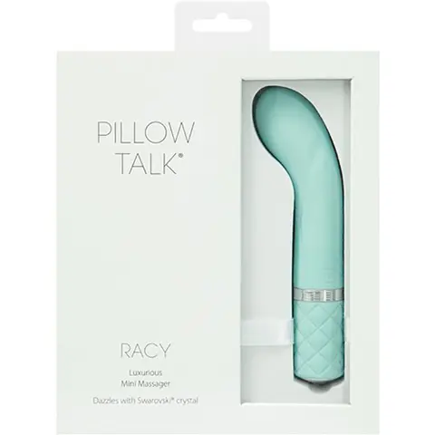 Pillow Talk Racy Mini Massager in Teal