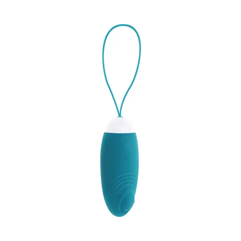 Evolved The Active Egg Remote Tapping Vibrating Textured Egg Teal