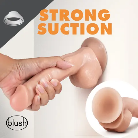 Dr. Skin Dr. Spin 8.5 in. Gyrating Realistic Dildo with Balls Beige