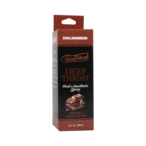 GoodHead Deep Throat Spray Double Chocolate 2 oz.