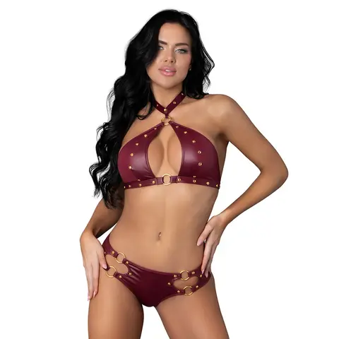 Lust Fetish Juno Burgundy L/XL
