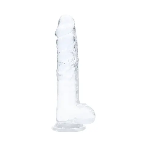 Realrock Crystal Clear LED Touch Dong 6 in. Translucent
