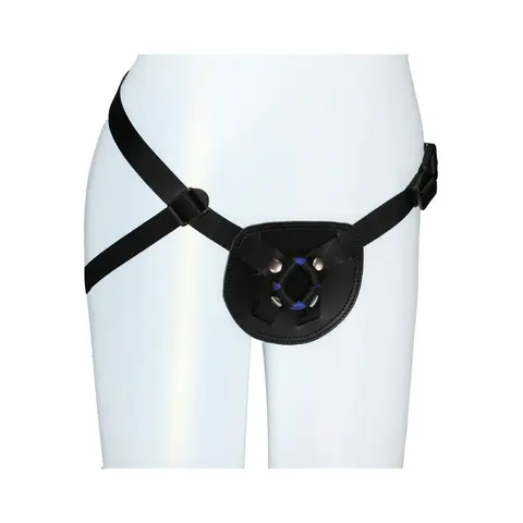 SX For You Adjustable Faux Leather Beginner's Harness Black