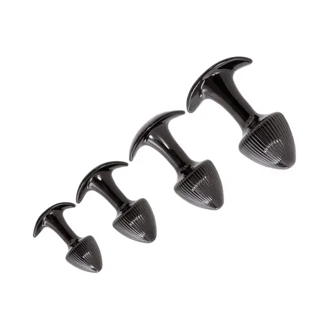 Walk Around Trainer Plugs 4-Piece Set in Black