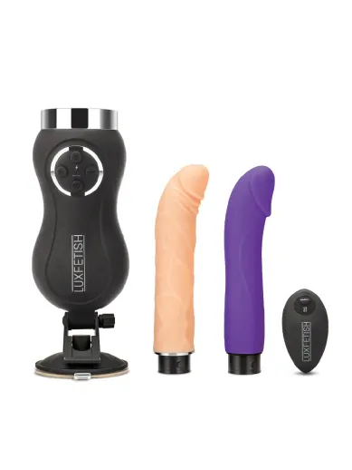 rechargeable thrusting compact sex machine with remote control