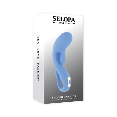 Selopa Smooth Operator Mini Curved G-Spot Tickler Blue