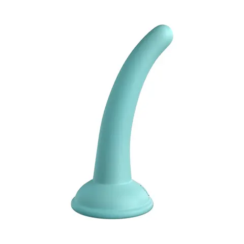 Dillio Platinum Collection Curious Five 5 in. Silicone Dildo in Teal