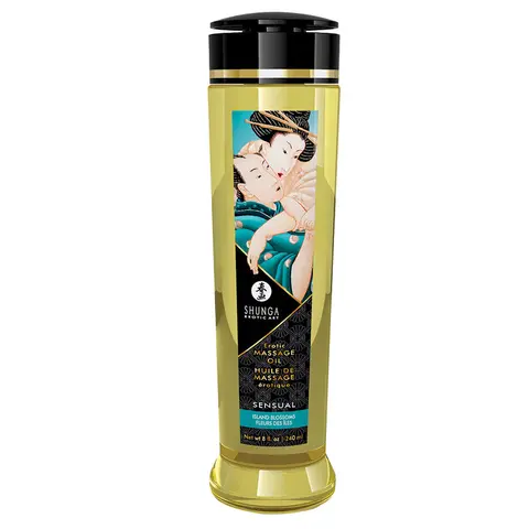 Shunga Erotic Massage Oil Island Blossoms 8 oz.
