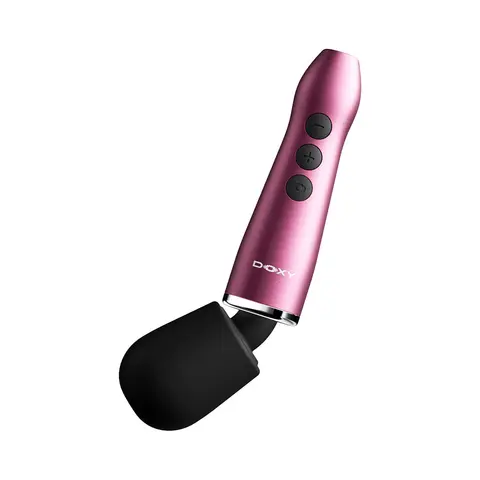 Doxy Go Travel-Sized Wand Massager in Pink