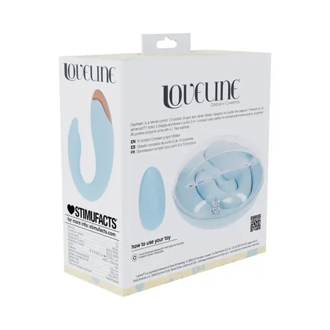 LoveLine Daydream AirTapTech Rechargeable Vibrator in Blue
